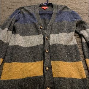 Large comfy cardigan.